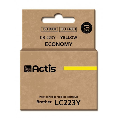Actis KB-223Y ink (replacement for Brother LC223Y; Standard; 10 ml; yellow)