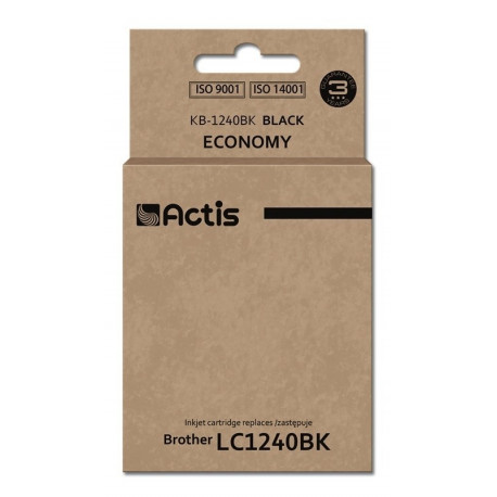 Actis KB-1240Bk tint (asendus Brother LC1240BK/LC1220BK; standard; 19 ml; 600 lehte, must)