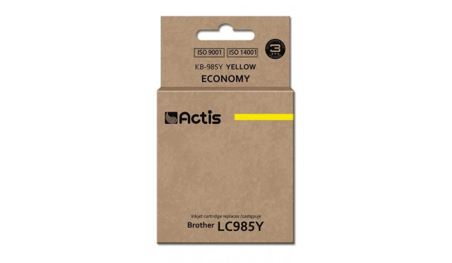 Actis KB-985Y tint (asendus Brother LC985Y; standard; 19,5 ml; kollane)