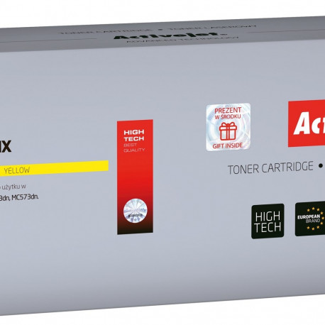 Activejet ATO-532YNX toner (replacement for OKI 46490605; Supreme; 6000 pages; yellow)