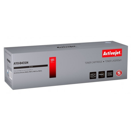 Activejet ATO-B431N Toner (replacement for OKI B431 44574902; Supreme; 10,000 pages; black)