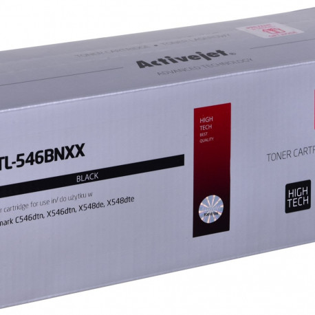 Activejet ATL-546BNXX tooner (asendus LEXMARK C546U1KG; Supreme; 8000 lehte; must)
