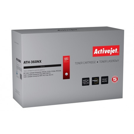 Activejet ATH-360NX tooner (asendus HP 508X HP508X CF360X; Supreme; 12500 lehekülge; must)