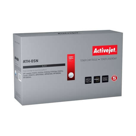 Activejet ATH-05N tooner (asendus HP 05A CE505A, Canon CRG-719; Supreme; 3500 lehekülge; must)