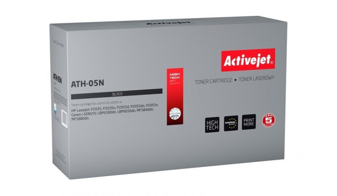 Activejet ATH-05N tooner (asendus HP 05A CE505A, Canon CRG-719; Supreme; 3500 lehekülge; must)