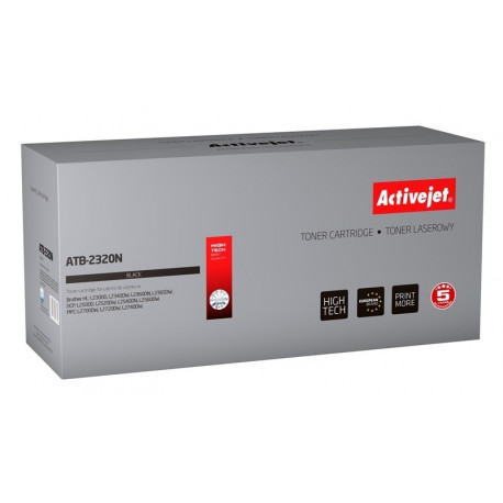 Activejet ATB-2320N tooner (asendus Brother TN-2320, TN2320; Supreme; 2600 lehte; must)