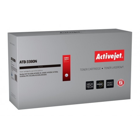 Activejet ATB-3380N Toner (replacement for Brother TN-3380; Supreme; 8000 pages; black)