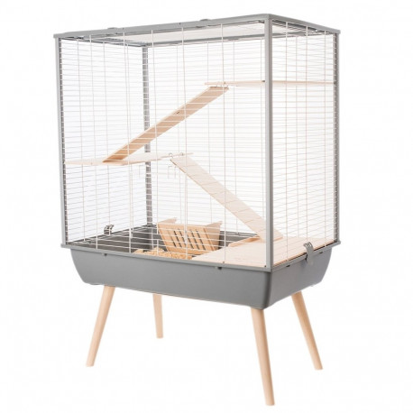 Zolux Cage Neo Cozy Large Rodents H80, grey color