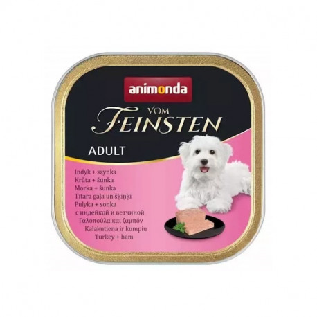 ANIMONDA Vom Feinsten Adult kalkuni singiga märg koeratoit 150g