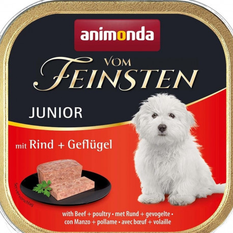 ANIMONDA Vom Feinsten Junior Beef with poultry - wet dog food - 150g