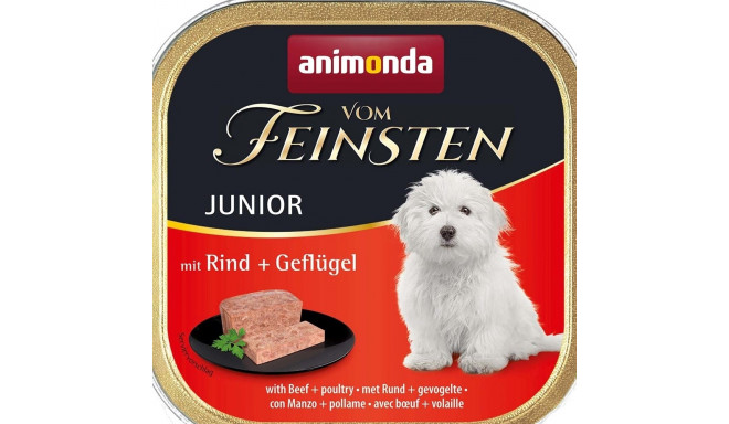 ANIMONDA Vom Feinsten Junior Beef with poultry - wet dog food - 150g