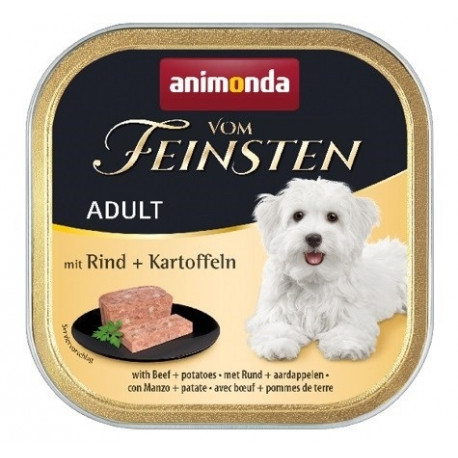 ANIMONDA Vom Feinsten Adult veiseliha ja kartulitega märg koeratoit 150g