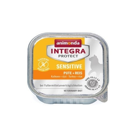 ANIMONDA Integra Protect Sensitive kalkuniga ja riisiga märg kassitoit 100g