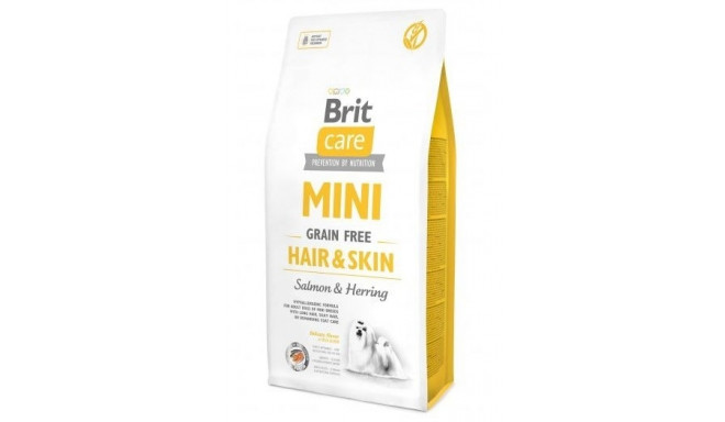BRIT Care Mini Hair&Skin lõhe ja heeringa kuiv koeratoit 7 kg