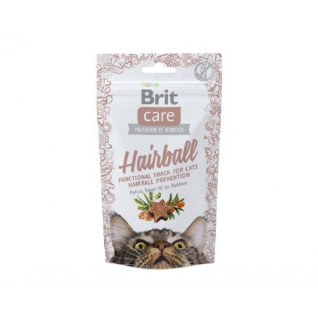 BRIT Care Cat Snack Hairball kassimaius 50 g