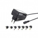 EnerGenie EG-MC-008 universaalne AC-DC adapter, 12 W, must