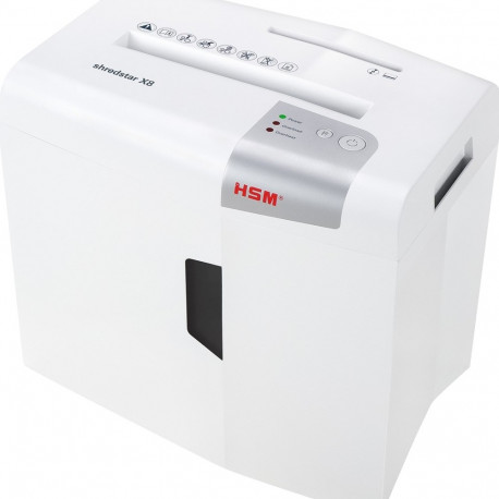 HSM shredstar X8 document shredder, 4.5 x 30 mm + separate CD-cutting mechanism
