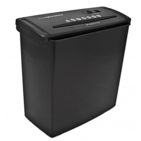 Esperanza EN101 paper shredder Strip shredding 22 cm Black