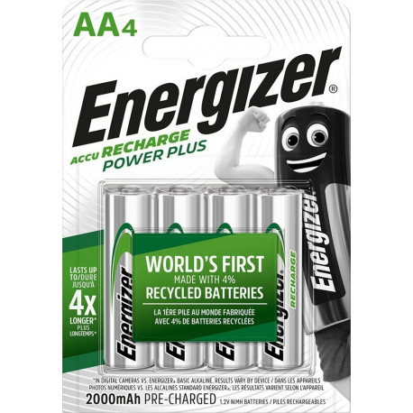 ENERGIZER Rechargeable Battery POWER PLUS AA HR6/4 2000mAh
