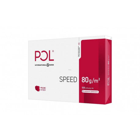 paperi koopiapaber kontor POLSPEED (A4; 80g/m2; 500 lehte; valge paber; matt)