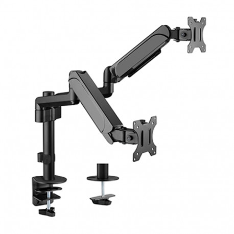 Gembird MA-DA2P-01 Adjustable desk 2-display mounting arm, 17”-32”, up to 9 kg