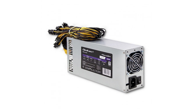 Qoltec 50349 PCI-E 1800W toiteplokk | 80 Plus Platinum | mängukaevandaja