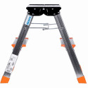 Krause Folding Step Treppy silver