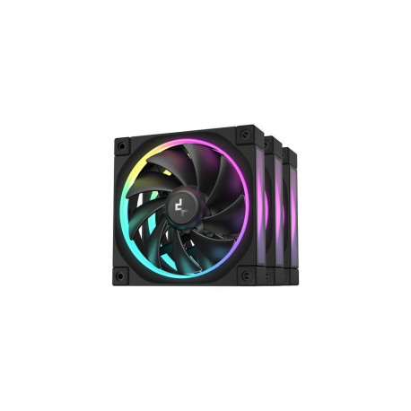 DeepCool FL12-3 in 1 Computer case Fan 12 cm Black 3 pc(s)