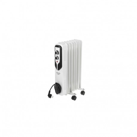 Adler AD 7815 electric space heater Indoor White 1500 W Oil electric space heater