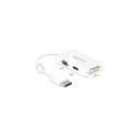 DeLOCK 0.16m DisplayPort/VGA+HDMI+DVI-D VGA (D-Sub)+ HDMI + DVI White