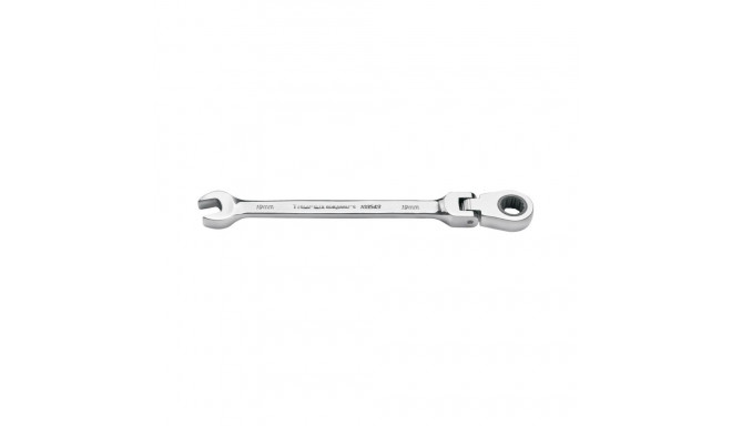Truper ratcheting combination wrench with flex head 19mm