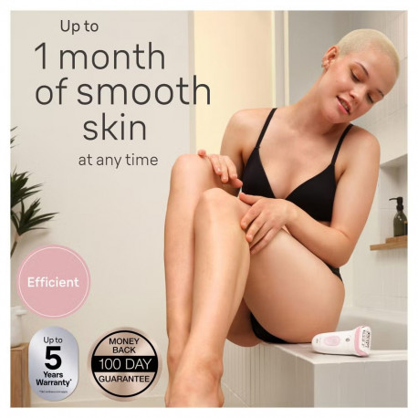 Braun Silk-épil Series 7 7-060 märg ja kuiv valge/roosa epilaator