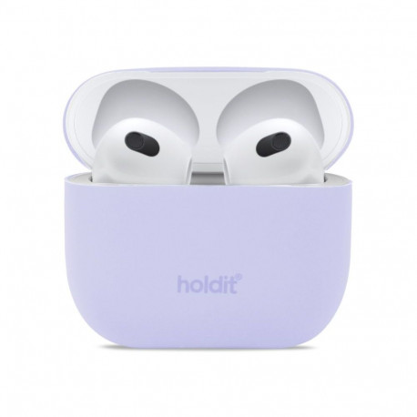 Airpods 3 laadimiskarbiümbris Holdit silikoon, Lavender