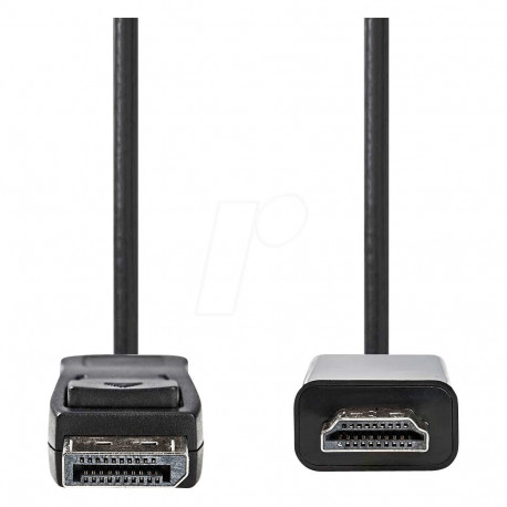 Videokaabel Nedis DisplayPort 1.2 - HDMI, 2m