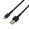 USB Cable - Green Cell KABGC30 USB 2.0 1.2m USB C Black