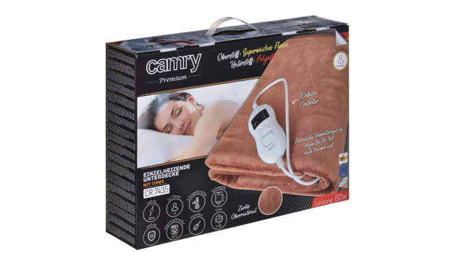 Electric Blanket - CAMRY CR 7435 8 Heating Levels Bronze