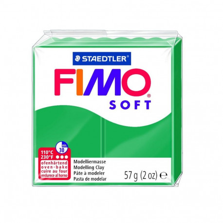Voolimismass FIMO SOFT 57g, smaragdroheline (2 tk)
