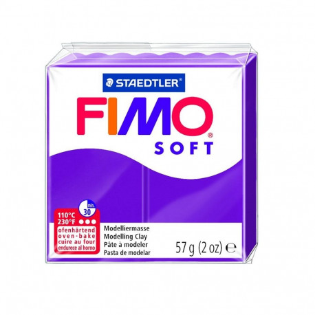 Voolimismass FIMO SOFT 57g, violetne (2 tk)
