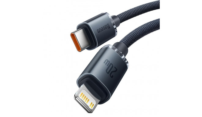 Baseus cable Crystal Shine USB-C - Lightning 2,0 m 20W black