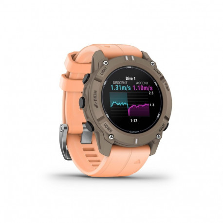 Garmin Descent G2 Paloma with Shell Pink Band