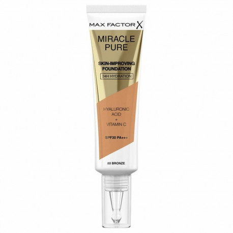 Vedel meigipõhi Max Factor Miracle Pure Nº 80-bronze Nº 80 Bronze Spf 30 30 ml