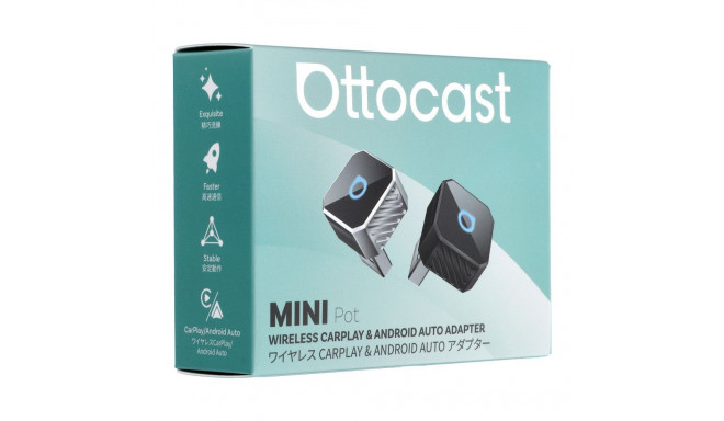 Wireless car adapter OTTOCAST Mini Cube T3 black