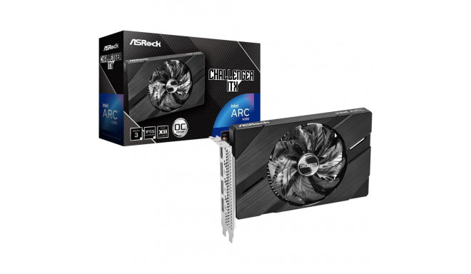 ASRock Intel Arc A380 Challenger ITX OC, graphics card - 6GB - 1x HDMI, 3x Displayport Version 2.0