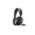 Steelseries Arctis Nova 7X juhtmevaba 2. põlvkonna must mänguri Bluetooth peakomplekt peavõruga