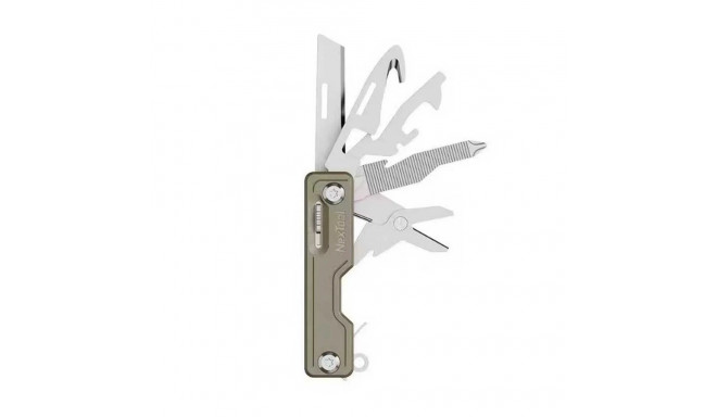 NexTool NE20100 10-in-1 multi-tool knife, khaki