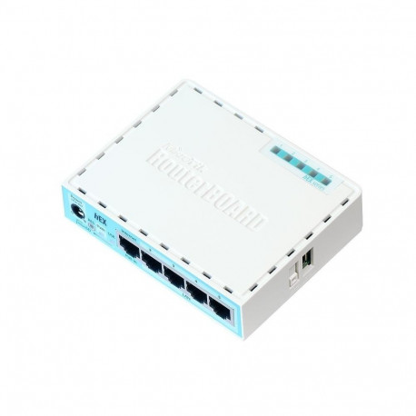 Mikrotik RB750GR3 Gigabit Ethernet Router Turquoise, White