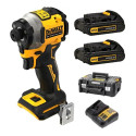 18v impact driver 3 gears; 208nm; trunk; 2x2ah