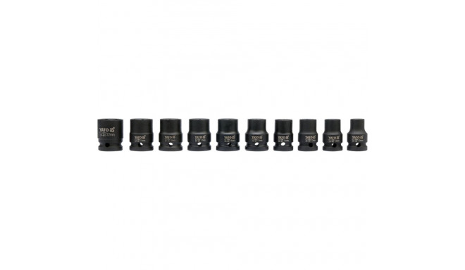 Impact Socket Set 10Pcs YT-1025 YATO