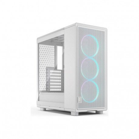 Fractal Design Epoch valge TG RGB läbipaistva klaasiga arvutikorpus ATX