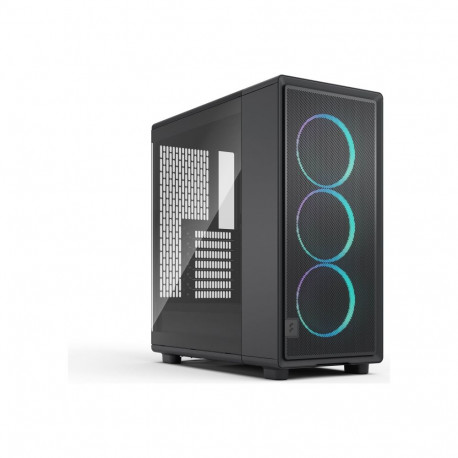 Fractal Design arvutikorpus Epoch ATX TG-klaasi ja RGB-valgustusega, heleda tooniga, must